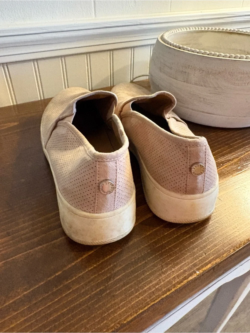 Steve Madden Men's Slip-On Sneakers in Beige